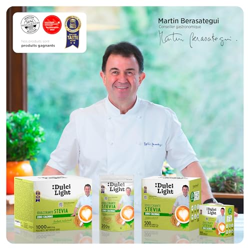 Édulcorant Stevia Zero Calorie en 1000 Buchettes de 1g Dulcilight
