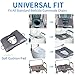 Bedside Commode Seat Cushion, Commode Padded Seat for Elderly, Soft Seat Cover with Clips and Fixing Straps, Toilet Seat Cushion 16.5