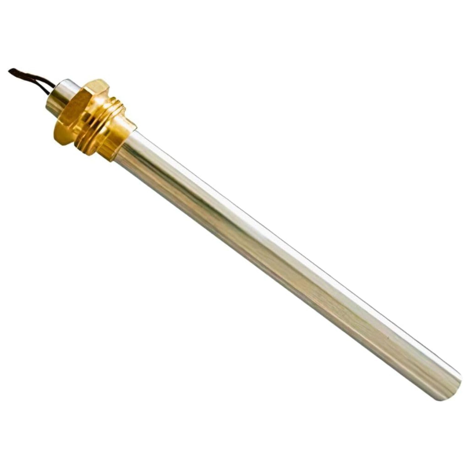 Résistance à la bougie d'allumage pour poêle à granulés 270 W - Longueur 140 mm / 130 mm - Diamètre 9,9 mm - Filetage 3/8 - Pour AMG Ravelli Piazzetta Alder
