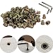 Produktbild CESFONJER 100 Stück M5 Möbel Hex Antriebsmutter Möbel Hex Antriebskopf Mutter Gewinde Kit Möbel Bolt Fastener Connector für Holzmöbel + 2 Stück Innensechskantschlüssel