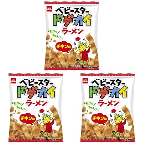 おやつカンパニー ベビースター ドデカイラーメンチキン味 68g (× 3)
