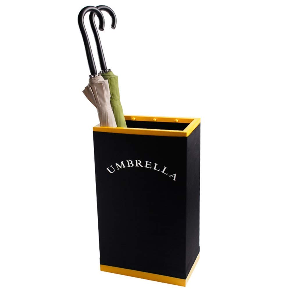 Porte-parapluie moderne d'entrée au design minimaliste noir haut de gamme