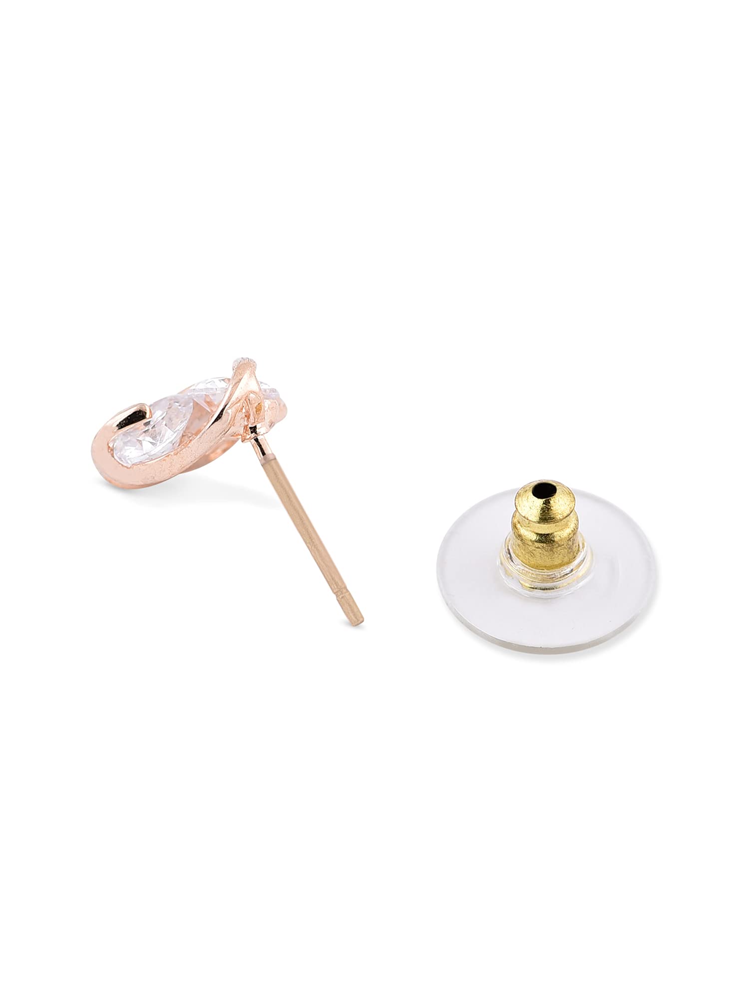 Cubic Zirconia Contemporary Studs Earring for Women, Elegant