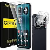 QULLOO Vetro Temperato per Nothing Phone (4a) Pro, 2 Pezzi Pellicola Vetro Protettiva e 2 Pezzi Pellicola Fotocamera, Durezza 9H Anti Graffio HD Trasparente Vetrino Protezione Schermo