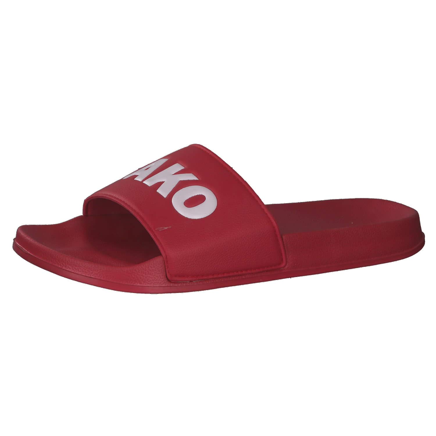 JAKO Jakolette Classico Shower and Bath Shoe, Unisex_Adult, Shower and Bath Shoes, 5750, Chili Red/White, 4