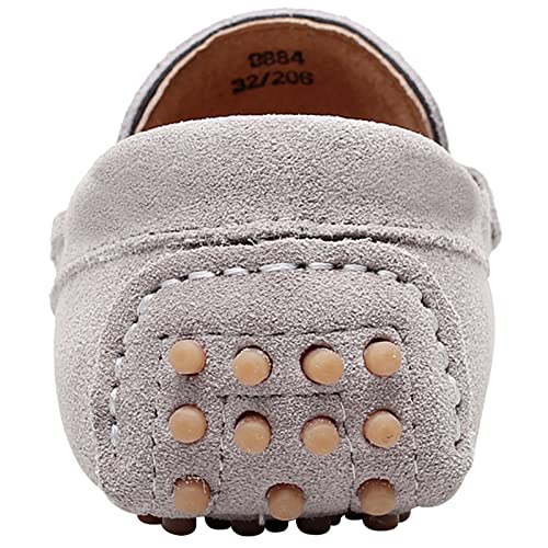 Image of rismart Boys Girls Slip on Loafers Casual Flat Kids Moccasin Slippers