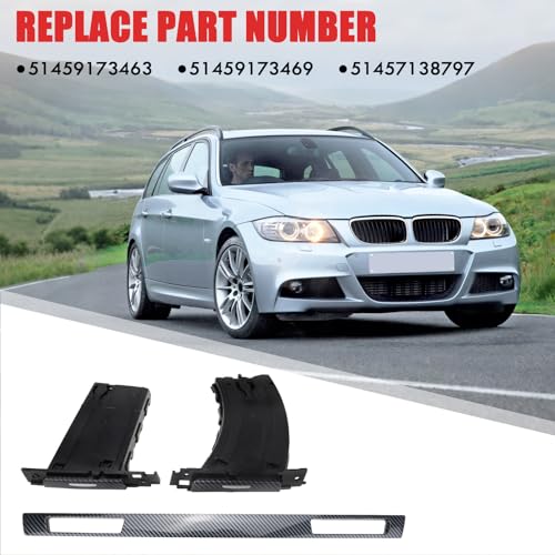 Juego 3 Portavasos Retráctiles para BMW Serie 3 E90-E93 miniatura 2