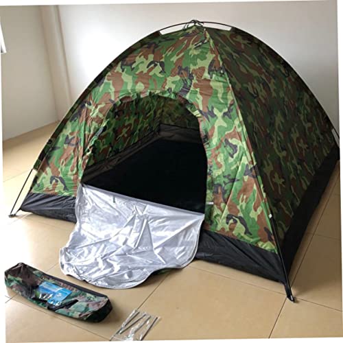 Tente de camping camouflage pour se protéger efficacement du vent - 4