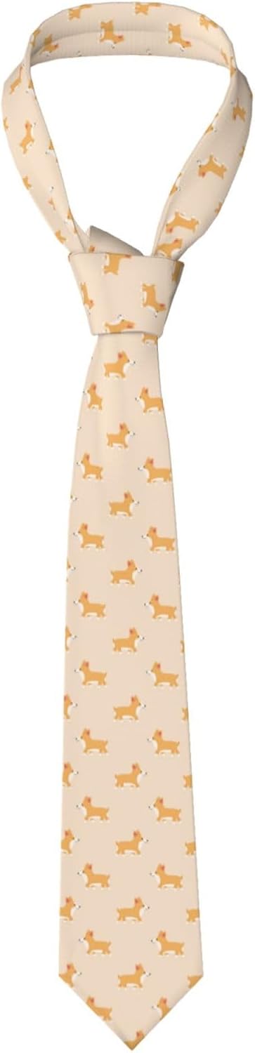 Xoovtka Herrenkrawatte Tropische Pflanzen Papageien - Lustige Krawatte Für Business & Partys