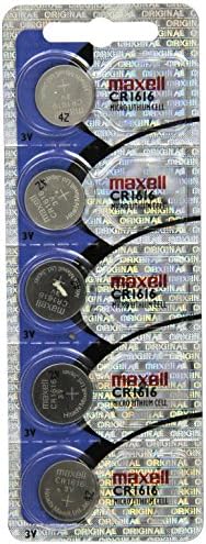 Maxell CR1616 Lithium Coin Cell (5 Pack)