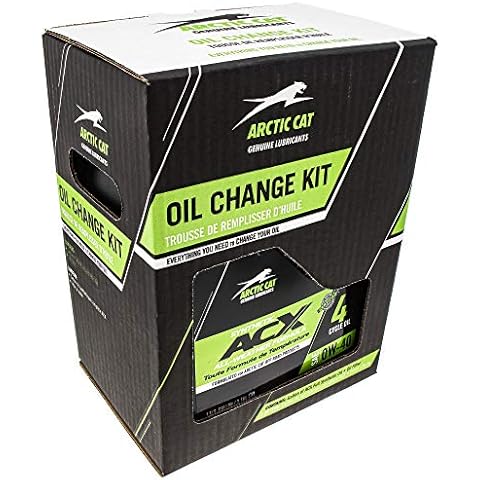 Arctic Cat 2436-850 ACX 0W-40 Gallon Synthetic Oil Change Kit for Alterra Wildcat Cover