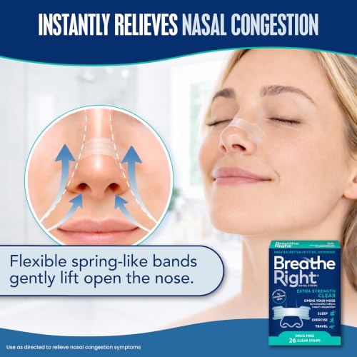 Image of Breathe Right Extra Clear for Sensitive Skin, 26 Count