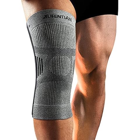 JIUFENTIAN Carbon Knee Pad for Women and Men for Sports, Running and Working Out- Knee Guards-[Single] (Small) Cover
