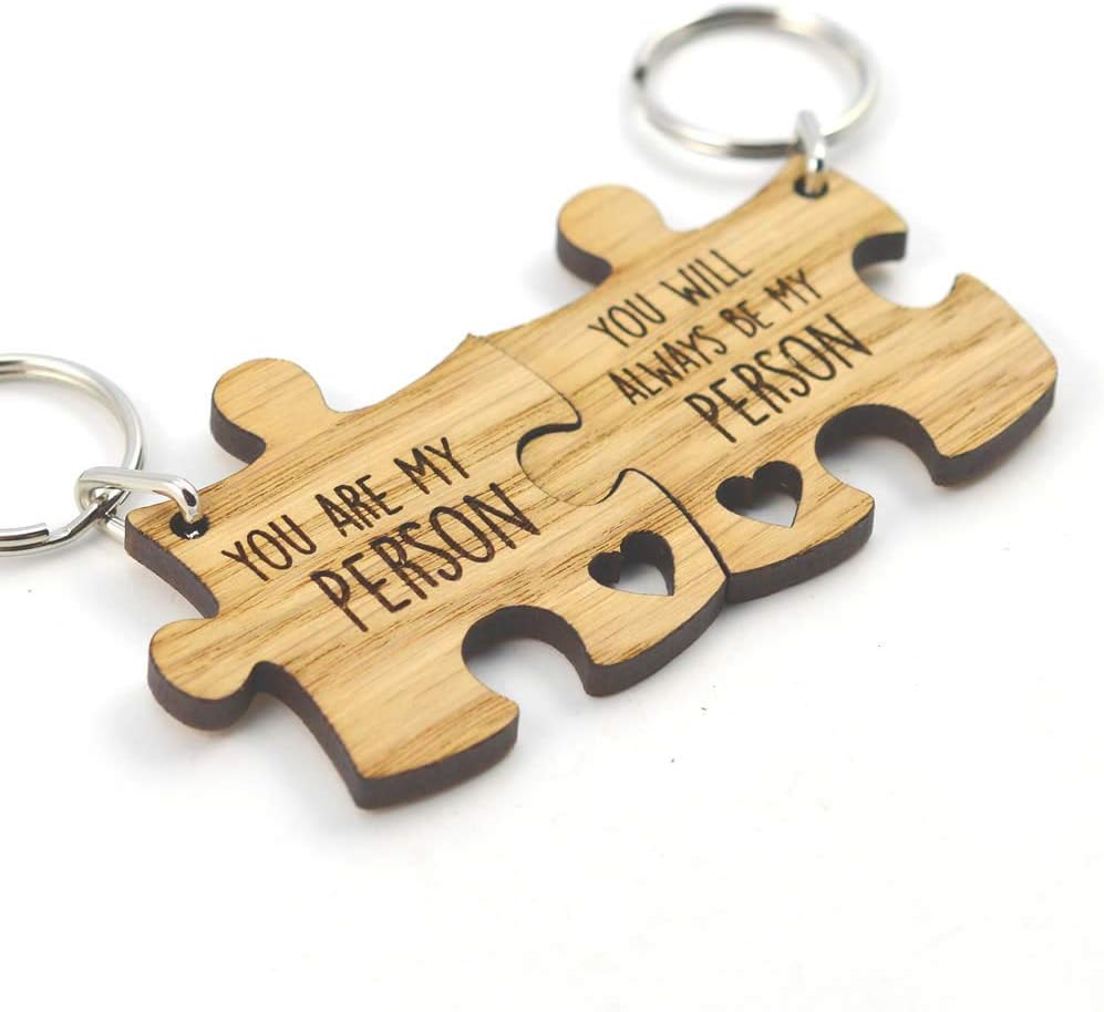 You're My Person You'll Always Be My Person, Grey's Anatomy Inspired Keyring Set, Greys You Are My Person You Will Always Be My Person Gift