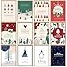 BIROYAL 12er Weihnachtskarten mit Umschlag set - Weihnachtsbaum Karte Weihnachten, 300 g/m² Christmas Card - A6 Klappkarten Frohe Weihnachtskarte, Grußkarten Weihnachten für Kinder, Familie & Freunde