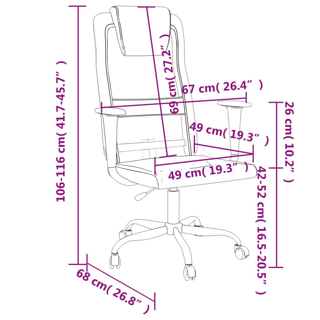 Silla de escritorio ergonómica gris con respaldo de malla y ruedas, silla de oficina regulable en altura con malla transpirable y piel sintética, giratoria y robusta para el lugar de trabajo