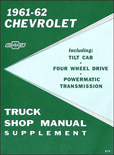 1960 Chevrolet Pickup & Truck Repair Shop Manual Reprint