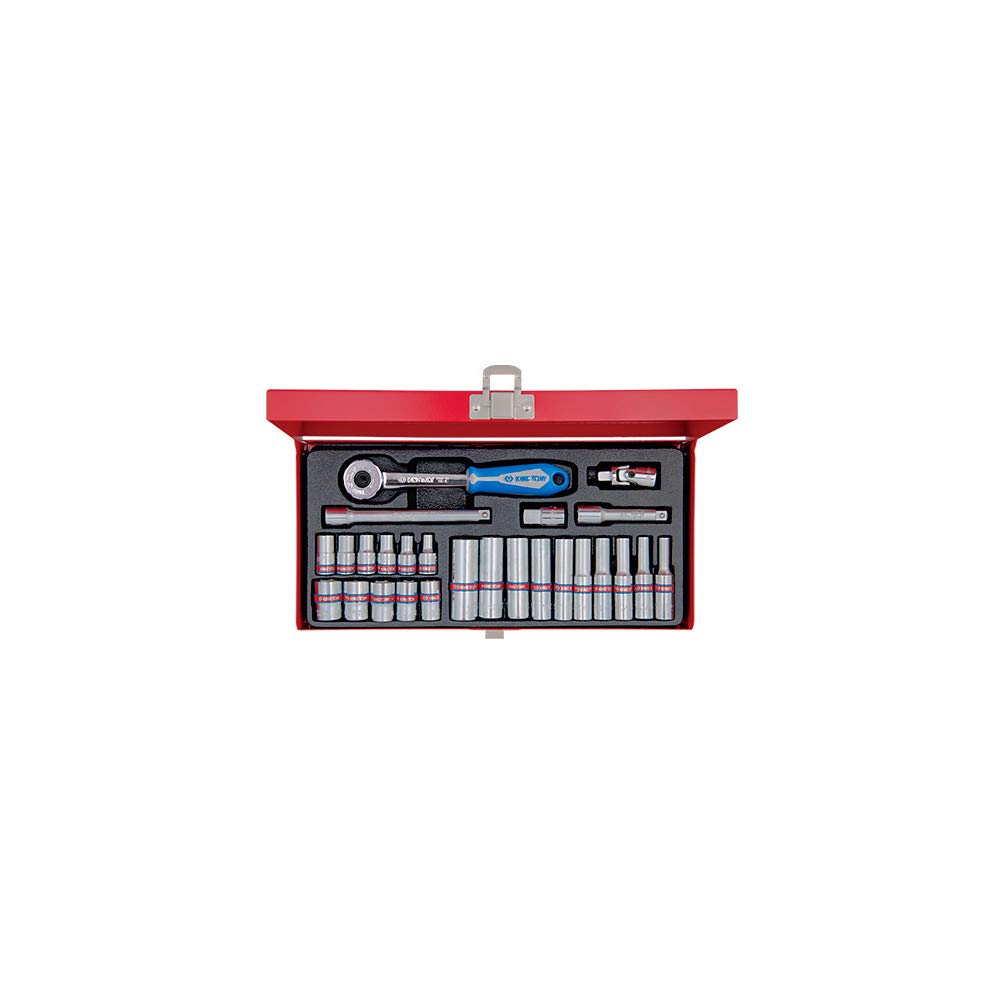 2526SR02 6-Points Socket Wrench, 1/4-inch, Set of 26