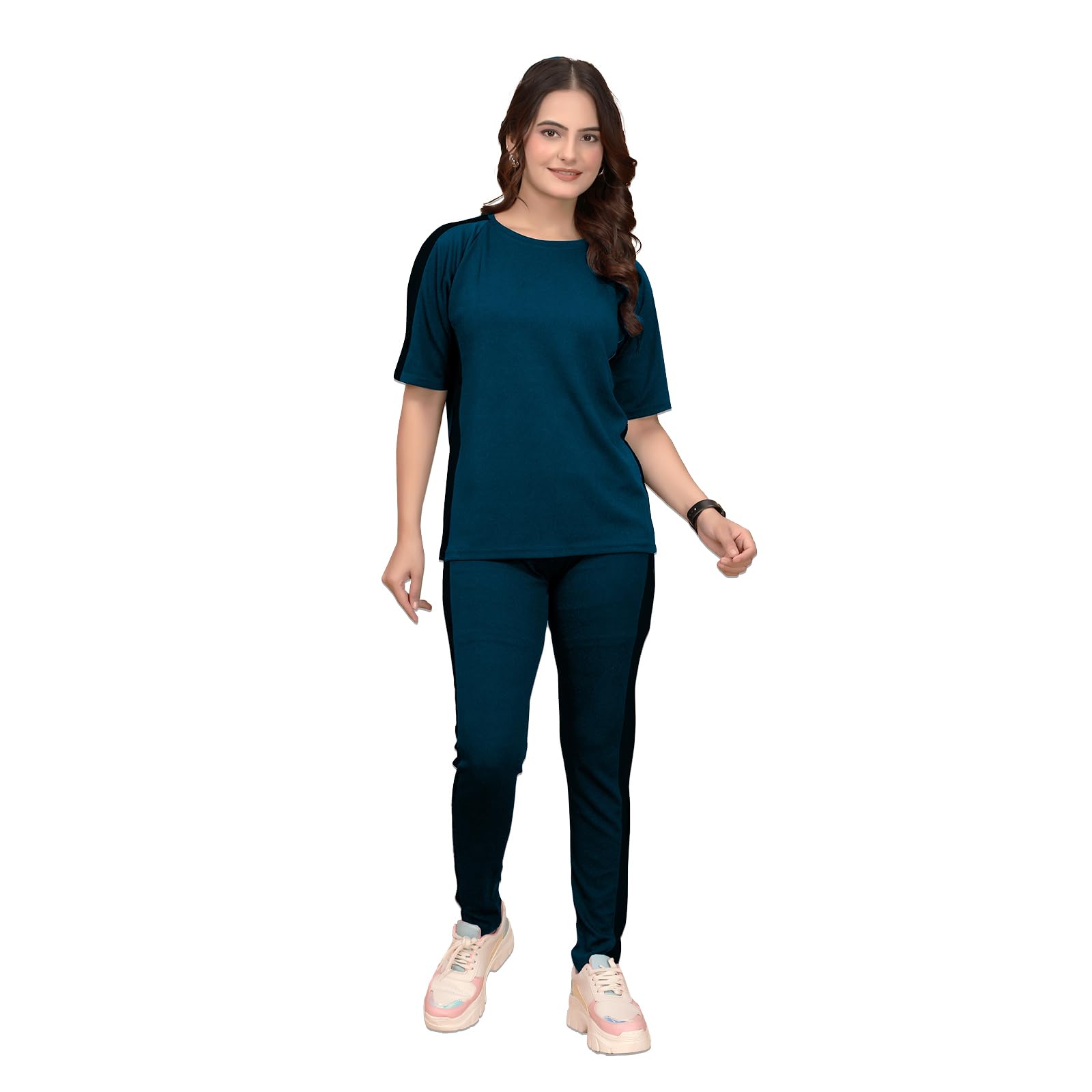 Active Wear Womens Tracksuit with Top and Bottom for Fitness and Workout