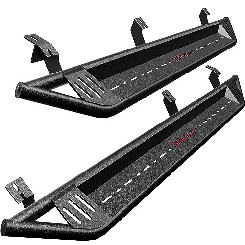 YITAMOTOR Running Boards, Drop Side Steps Compatible with 2005-2023 Toyota Tacoma Double Cab, Black Powder Coated Off-Road Nerf Bars, Tacoma Running Boards Double Cab