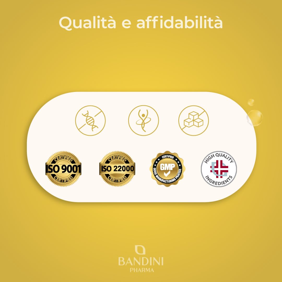 Bandini® Vitamina D3 2000 UI 365 Softgels, Alto Dosaggio 50μg, Vitamine D Colecalciferolo in perle, In Olio Extravergine di Oliva per Assorbimento Ottimale, Ossa, Denti, Muscoli, Sistema immunitario