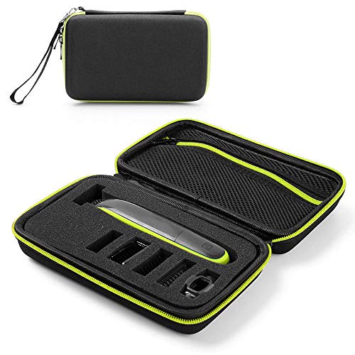 Estojo rígido protetor Cucudy para Philips OneBlade Trimmer & Shaver QP2520 /90/70, Bolsa de viagem, Bolsa de proteção, Bolsa de armazenamento