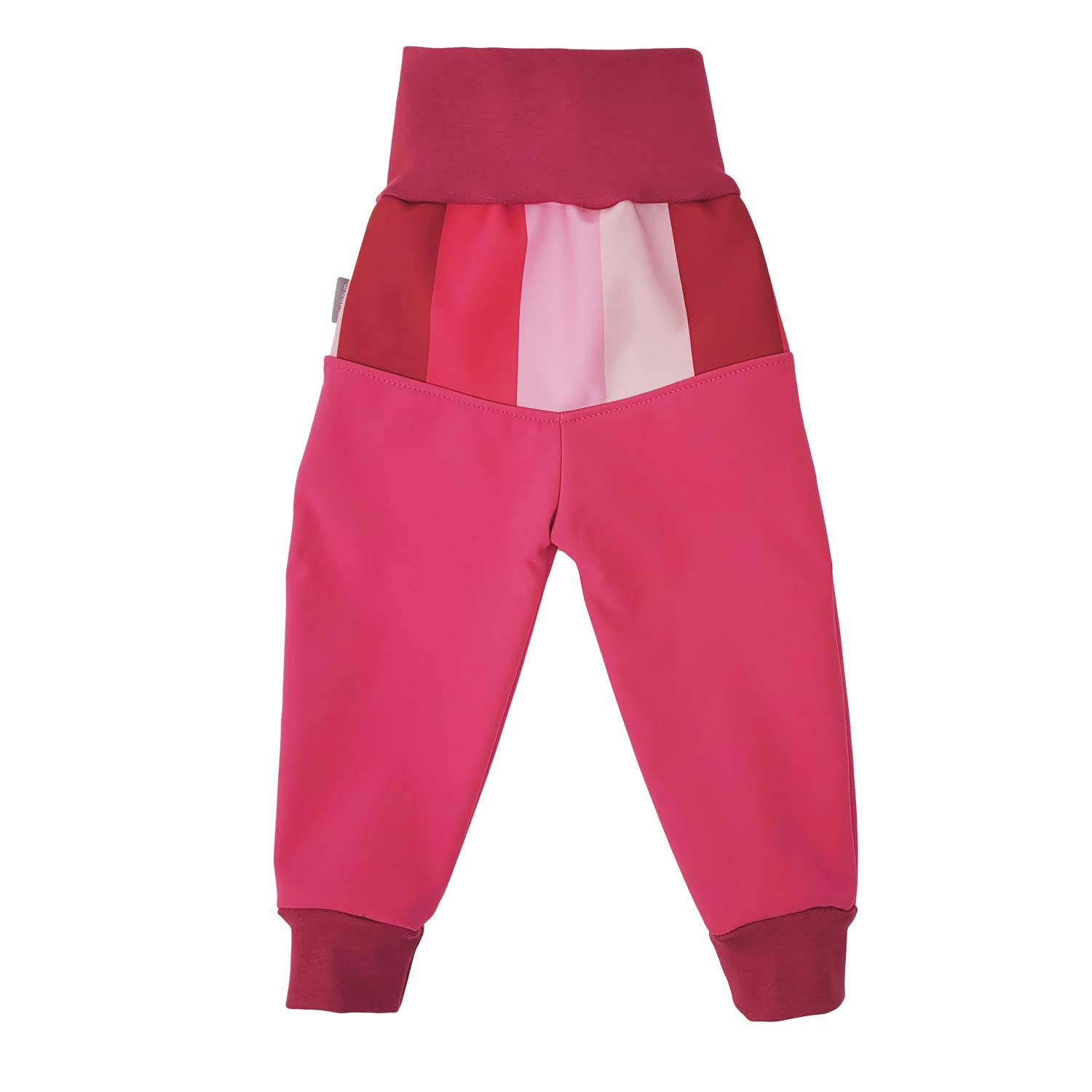 Lilakind“ Baby Kinder Softshellhose Pumphose Matschhose Regenhose mit Hosentaschen Uni Gestreift Gr. 68-146 - Made in Germany