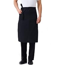 Unisex Kitchen Half Waist Apron Chef Work Bib Bistro Server Aprons