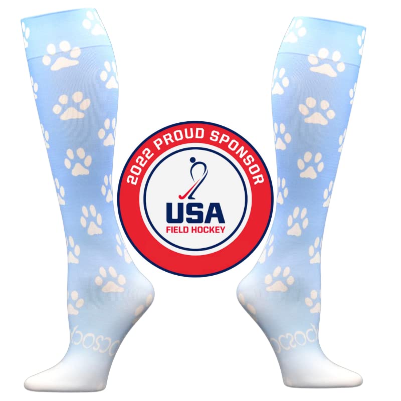 Image of Hocsocx - Unisex Under Shin Guard Liner Socks - Field Hockey, Soccer, Ice Hockey, Skiing, Skating Socks - USA Field