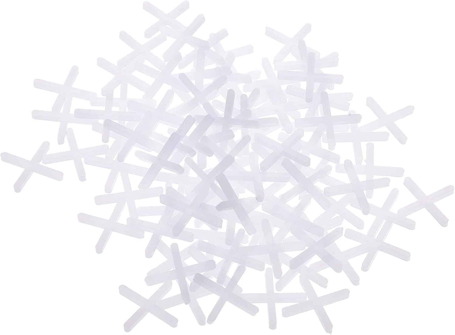 Generic 10000pcs Tile Spacers Cross Leveling Tools for Ceramic Tile Installation Lightweight Pe Material Spacing for Walls and Floors Easy to Use and Store