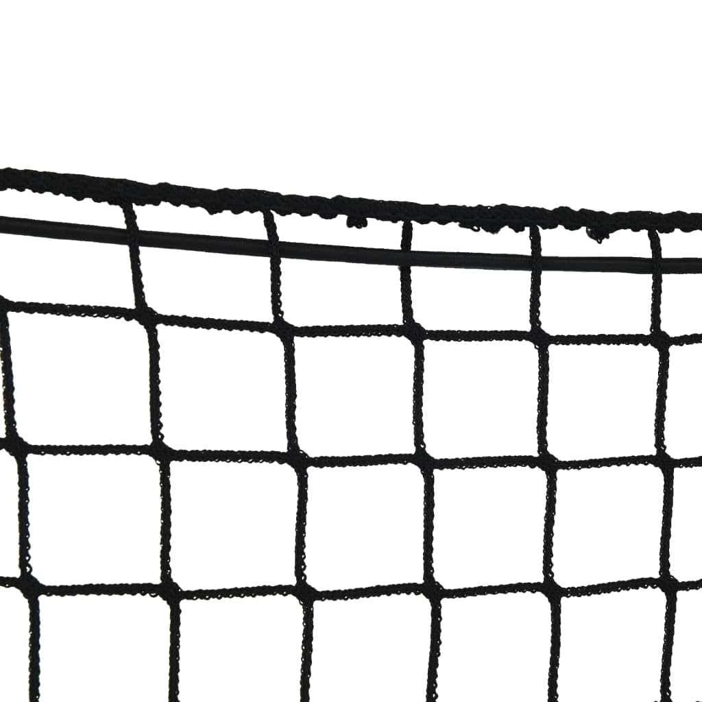 Anhängernetz 3,5x3m mit Gummiseil, Ladungssicherungsnetz für Anhänger, LKW, Pkw, PKW-Netz reißfest schwarz