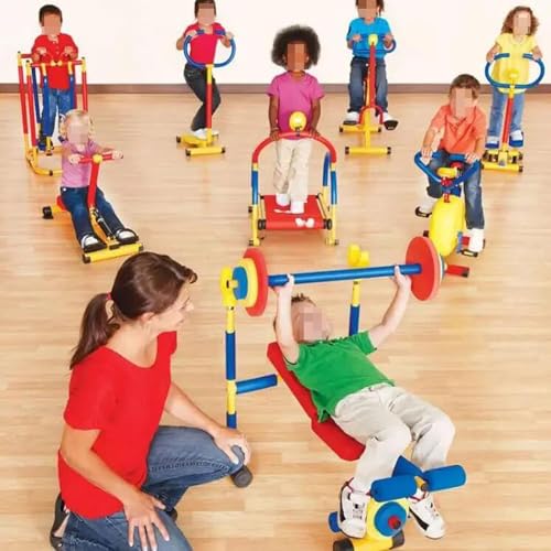 Image of Children's NonMotorized Treadmill with LED Display, Ideal for Home and Kindergarten Fitness Activities