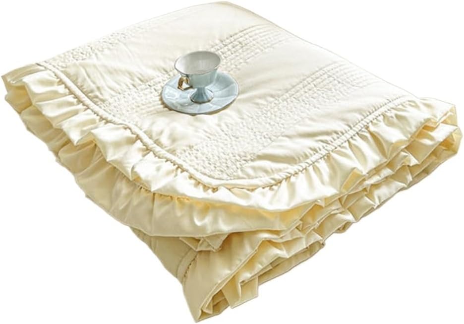 Cool Feeling Lace Comforter Machine Washable Air Conditioning Coverlet