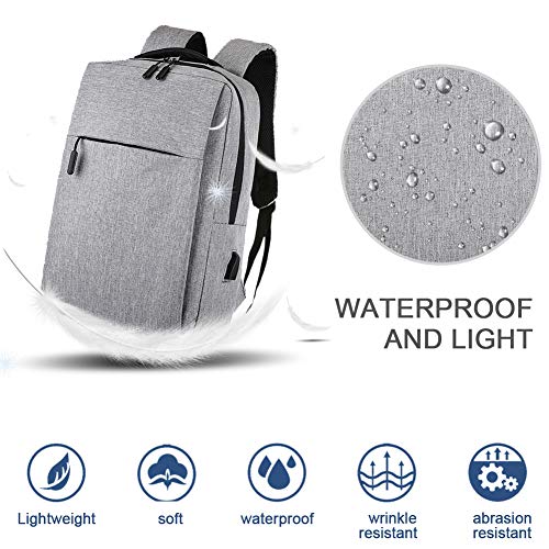 Laptop-BackpackSlim-Computer-School-Bag-Business-Case-with-USB-Charging-Port-Fits-156-Inch-Laptop-Bookbag-Travel-Backpack