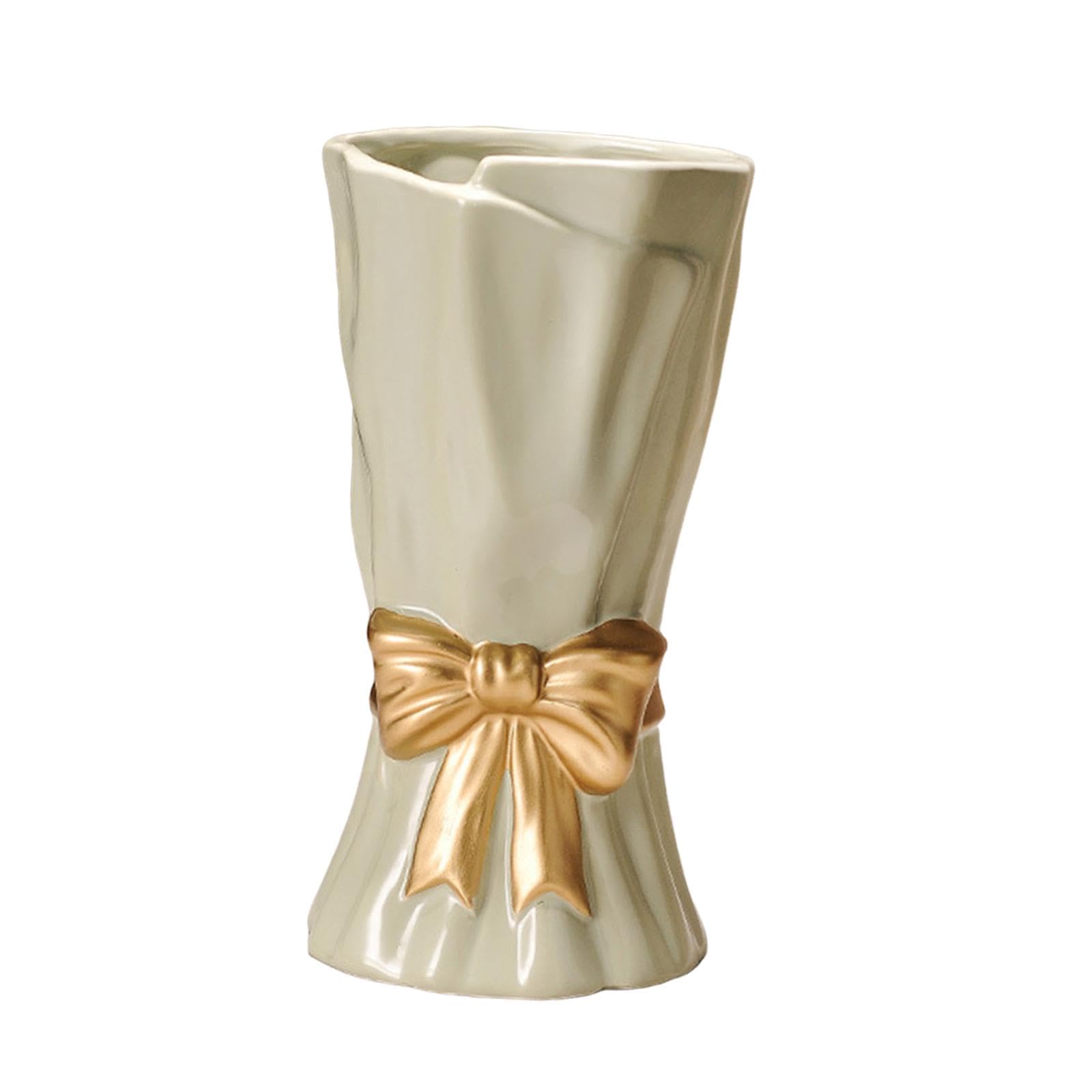 Vase à bourgeons en céramique beige pour apporter une touche de poésie à votre foyer