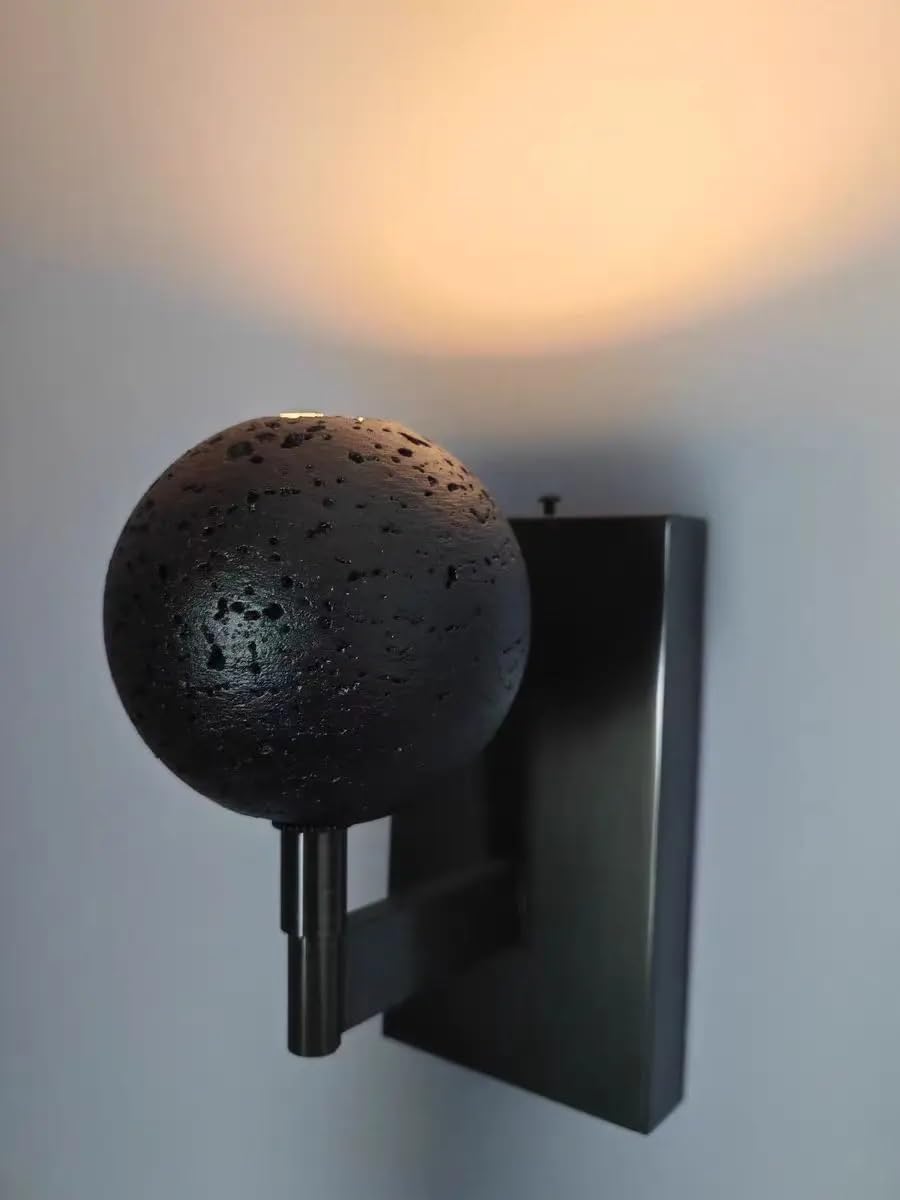Minimalist Bedroom Headboard Modern G9 Black Hole Stone All Copper Marble Living Room Background Wall Light
