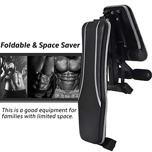 Merax Utility Weight Bench Adjustable Workout Bench for Weight Training, Full Body Workout