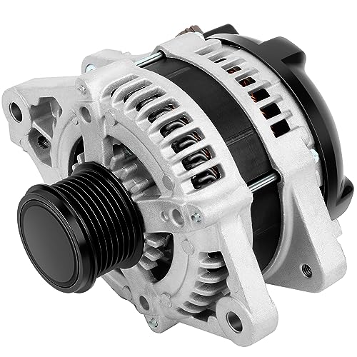 Image of SCITOO Alternator Fits for Lexus GS300 2006, GS350 2007-2011, IS250 Sedan 2010-2013, IS350 Sedan 2010-2013 - 12V 150Amp CW 7-Groove Decoupler Pulley, Replace OE 11196 104210-2050 27060-31060
