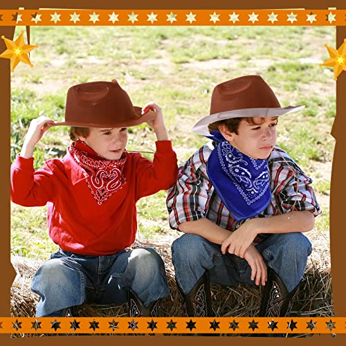 Hillban GEL-HILLBAN-173 48 Pack Cowboy Hat And Bandana Set thumb #4