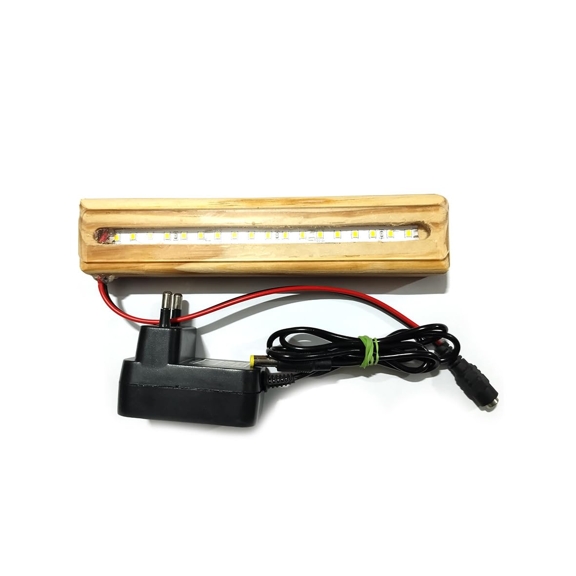 DIY Wooden Stand/Base with Warm White LED Light for Making DIY Custom Name Lamp for Resin Art (7" Inch)-image-6