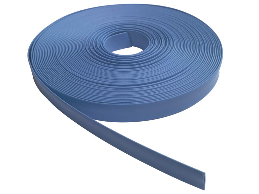 Kable Kontrol Heat Shrink Tubing - 1/2” Inch - 100' Ft Long, Blue Polyolefin - 2:1 Industrial Shrink Tube & Cable Sleeve for Electrical Wire
