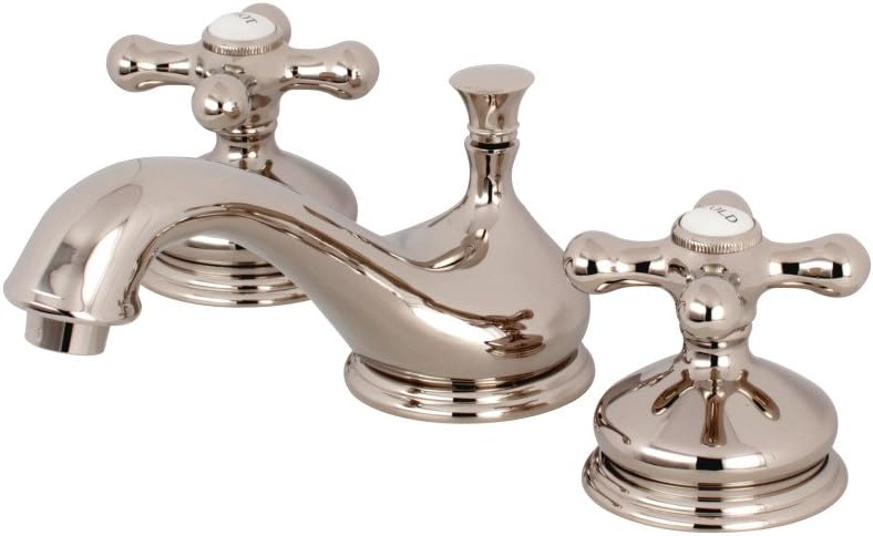 Kingston Brass KS1167AX 8 in. Widespread Bathroom Faucet, Brushed Brass