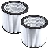 MOCW 90304 2 Packs Replacement Filter Cartridge Compatible with Shop-Vac 90350 90333 9030400 Fits Most Wet/Dry Vacuum Cleaners 5 Gallon and More