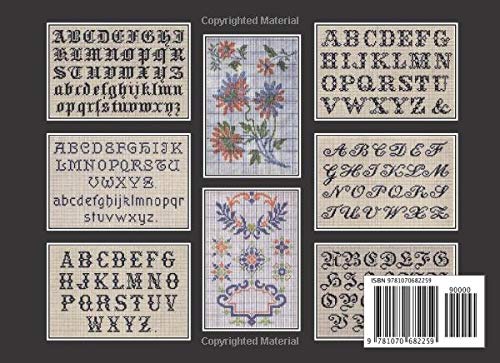 Art Nouveau Embroidery Patterns: Charted for Needlepoint & Counted Cross Stitch
