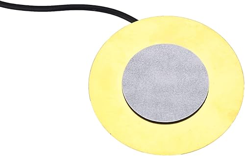 Alomejor Pastillas de transductor piezoeléctrico sensible de 1.969in para guitarra, mandolina, caja de cigarrillos, guitarra, violín, ukelele banjo