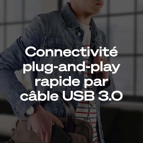 Seagate One Touch 2To, Disque Dur Externe Portable, chiffrement matériel par mot de passe, PC, Notebook & Mac, USB 3.0, Space Gray, Services Rescue inclus (STKY2000404)