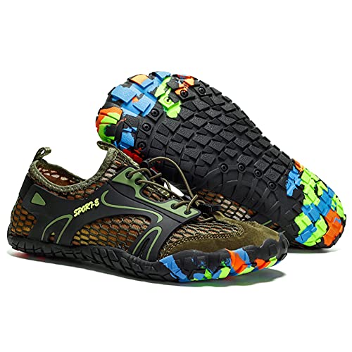 LLTMALL Men's Barefoot Aqua Water Hiking Shoes Quick Drying Outdoor Sneakers4