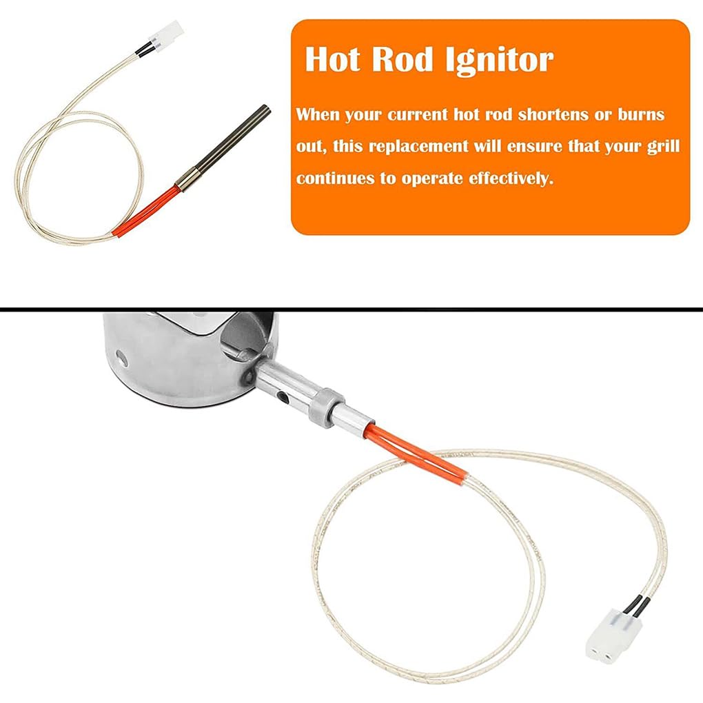BBQ Experience Fire Burn Pot HotRod Kit accenditore per griglia a pellet Accensione affidabile ogni Per volta Metallo con accessorio