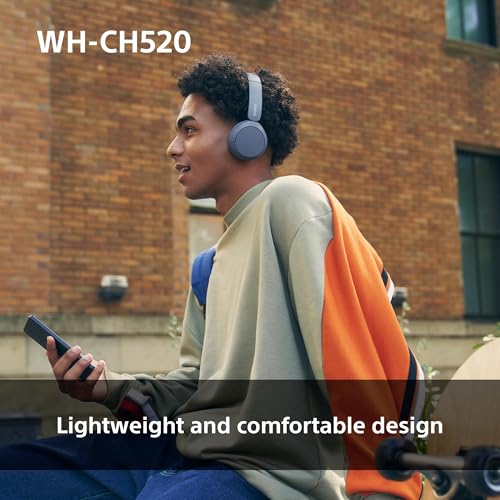 Sony WH-CH520 Wireless Bluetooth On-Ear Headphones, Sound, Lightweight Design, Up to 50hr Battery Life, Quick Charge, EQ, Clear Call Quality, iOS & Android - Yellow - Image 5