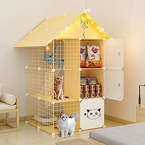 Cage pour chat pliable et robuste pour securiser deux animaux - 3
